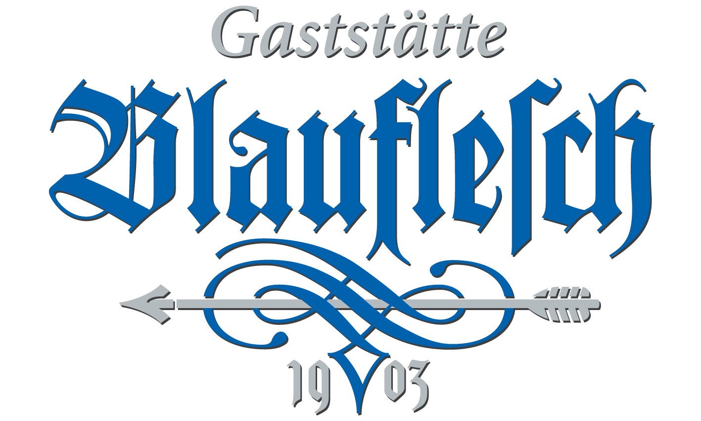 Logo der Gaststätte Blauflesch